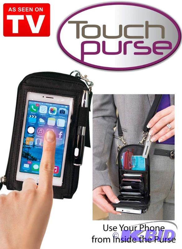lot 128 image: As Seen On Tv Touch Purse 2 Pack