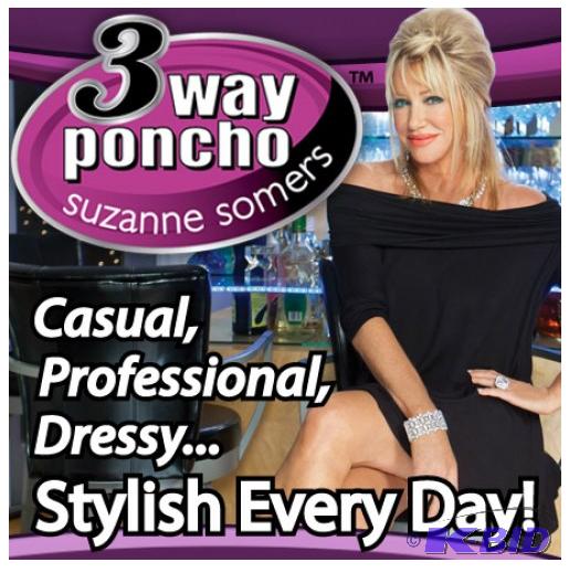 lot 142 image: 3 Way Poncho - As Seen on TV