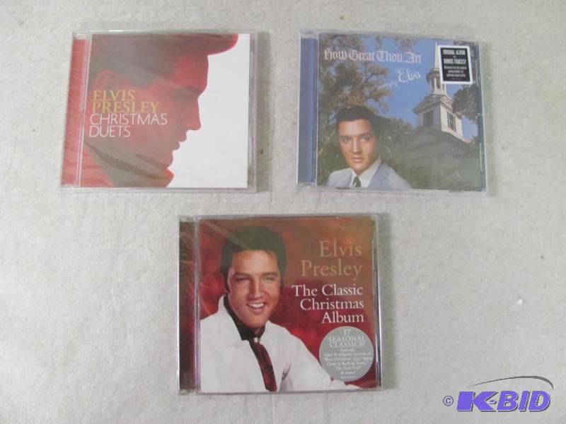 lot 15 image: Lot of 3 New Elvis CD Lot