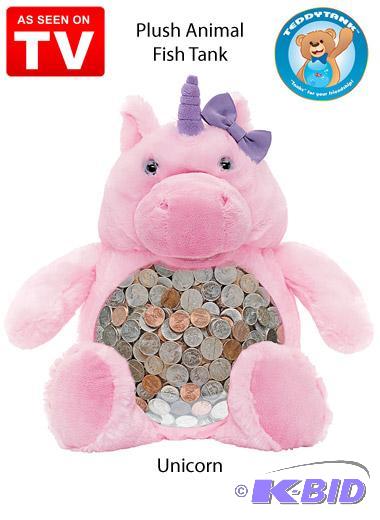 lot 154 image: As Seen On TV Teddy Tanks Unicorn