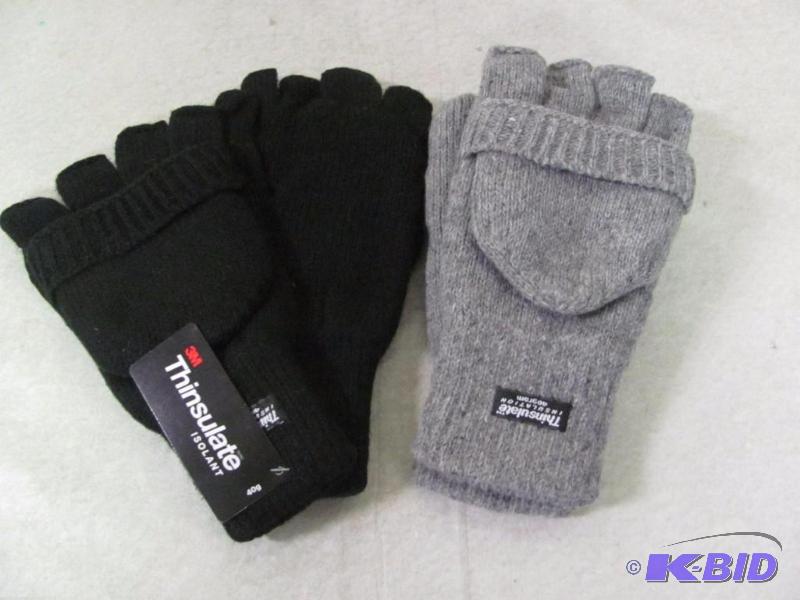lot 182 image: Thinsulate Mens Convertible Mittens