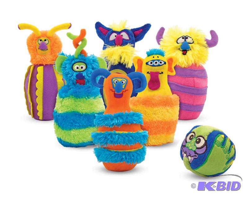 lot 189 image: 2 Melissa & Doug Monster Bowling