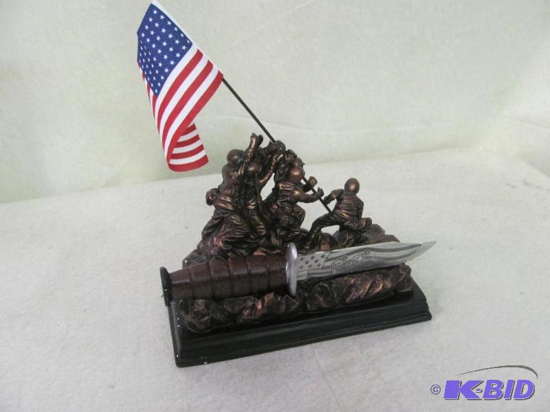 lot 2 image: Iwo Jima Commemorative Statue