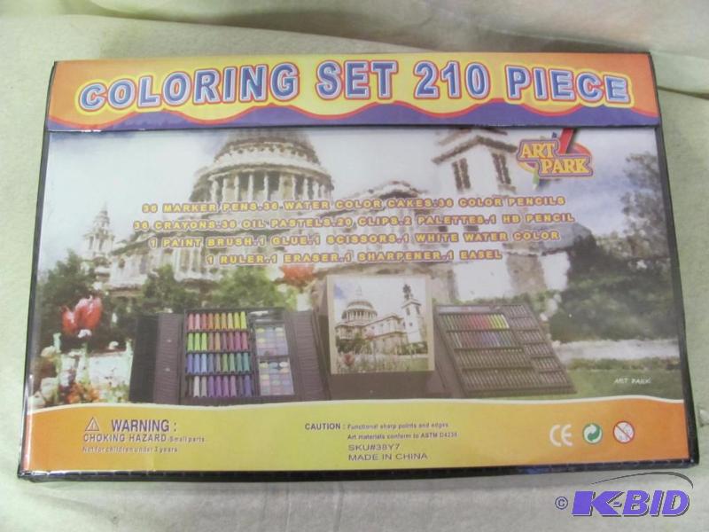 lot 202 image: 210 Piece Art Set