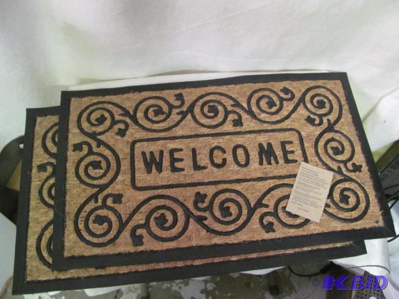 lot 233 image: Lot of 2 Welcome Mats