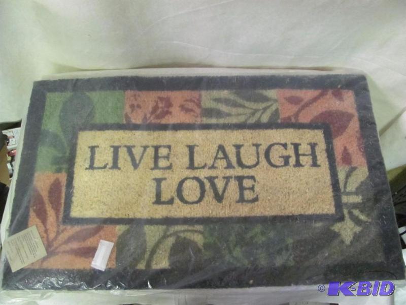 lot 235 image: Live, Laugh, Love Door Mat