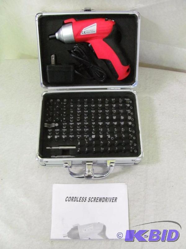 lot 242 image: Cordless Screwdriver Kit