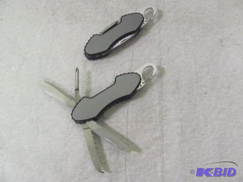 lot 246 image: Lot of 2 Multi Function Knife Tools