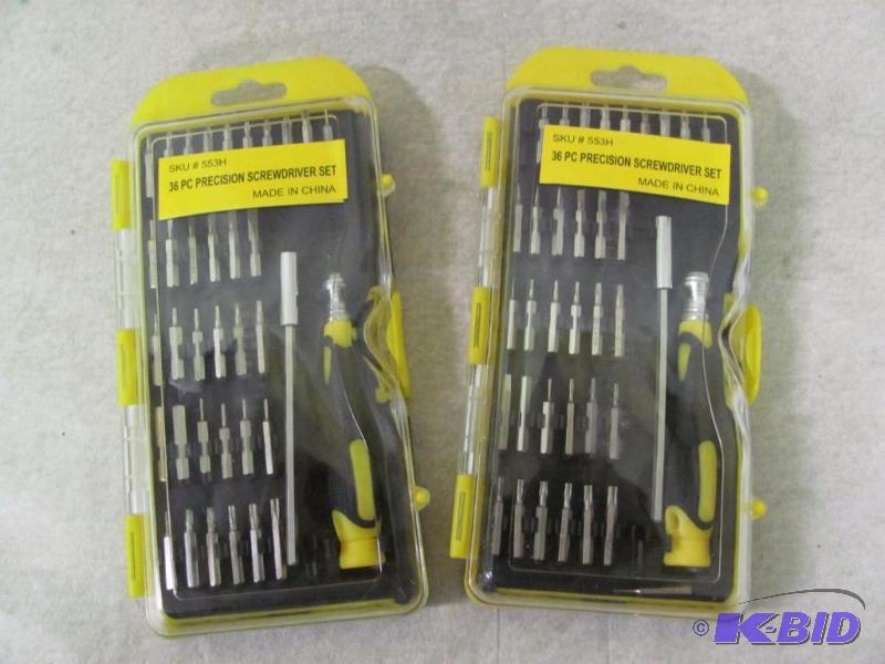 lot 249 image: 36 Piece Precision Screwdriver Sets