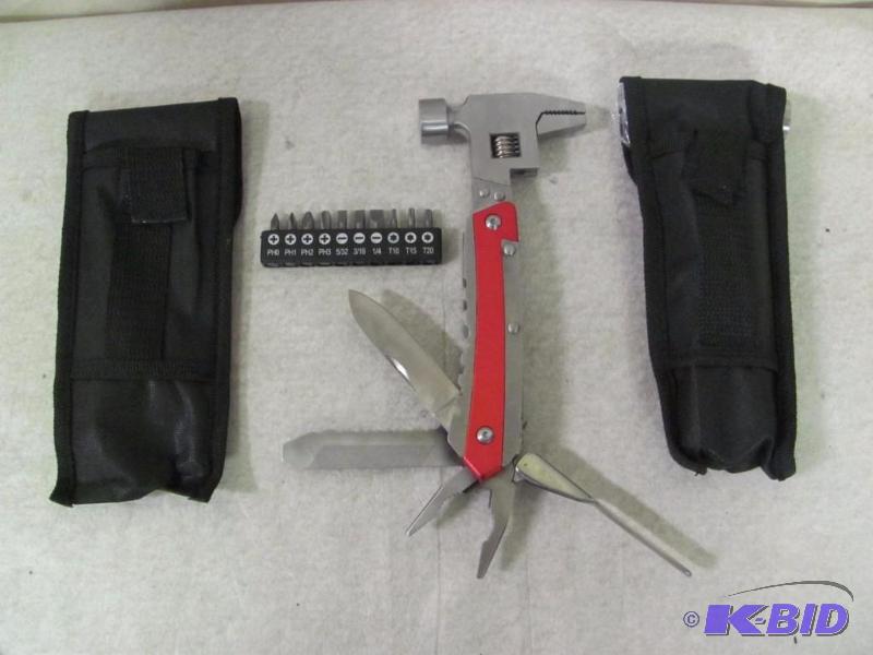 lot 258 image: 2 8 in 1 Hammer Wrench Multi Tools