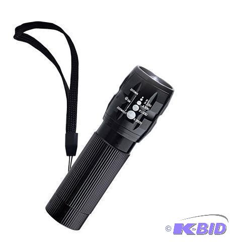 lot 282 image: Set of 2 LED Zoom Flashlights