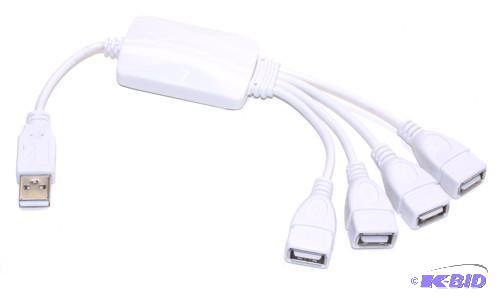 lot 296 image: Lot of Two 4 Port Mini USB Hubs