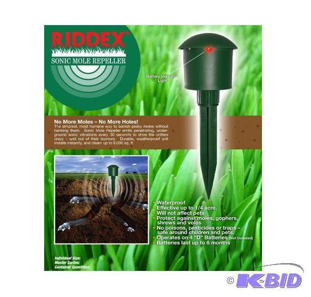 lot 306 image: Riddex Sonic Mole Repeller