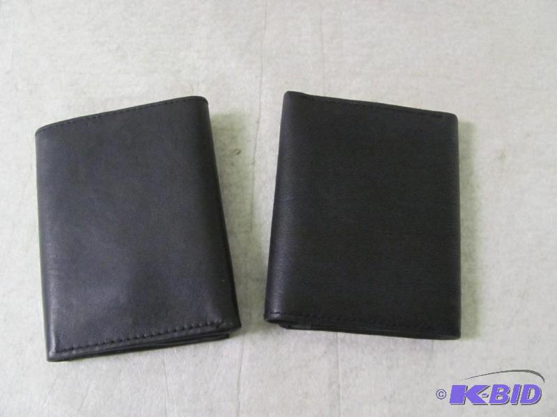 lot 65 image: Set of 2 Lambskin Leather Wallets