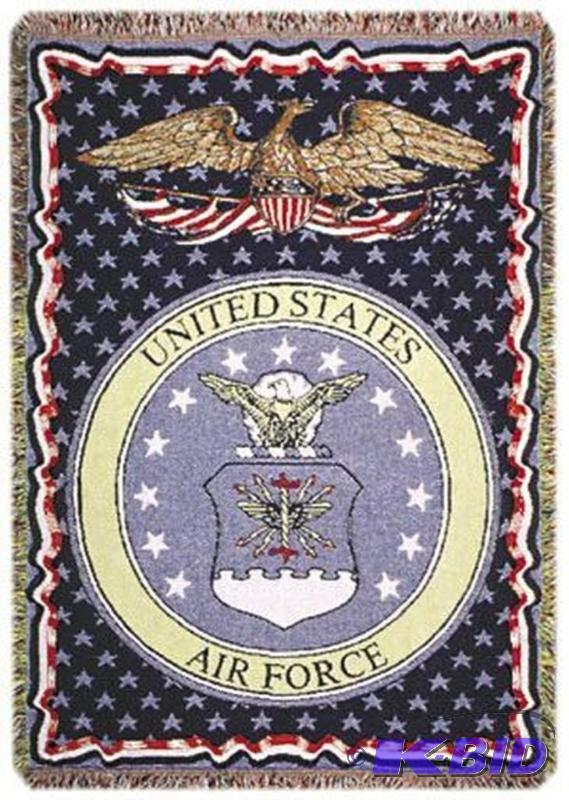 lot 72 image: Air Force Full-Size 3 Layer Throw