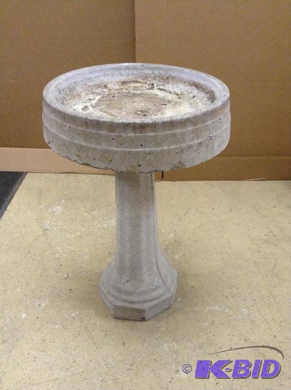 Cement Bird Bath