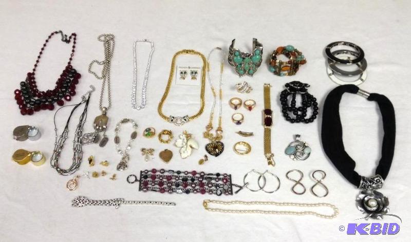 Large Lot of Pretty Fashion Jewelry & Jewelers Loupes
