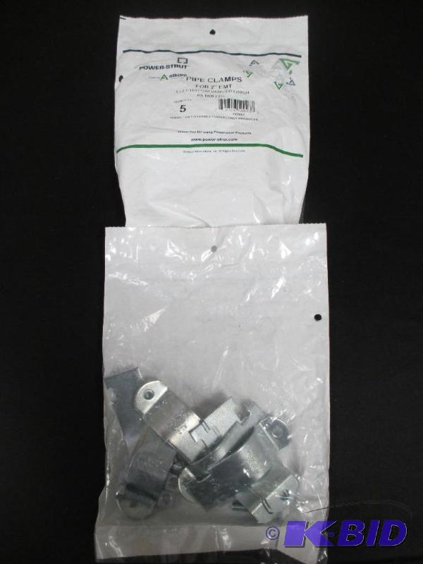 2 Packages Power-Strut Aatkore 2 EMP Pipe Clamps