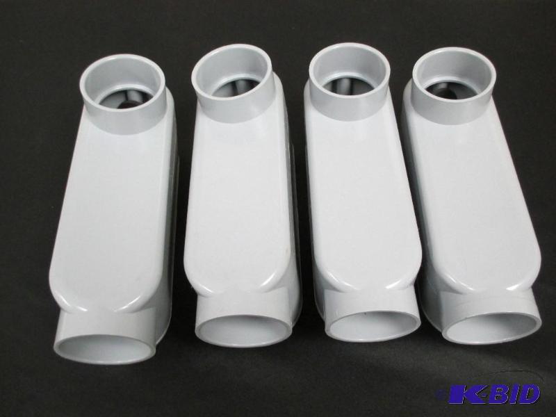 lot of 4 Cantex 2 inch nonmetallic outlet boxes