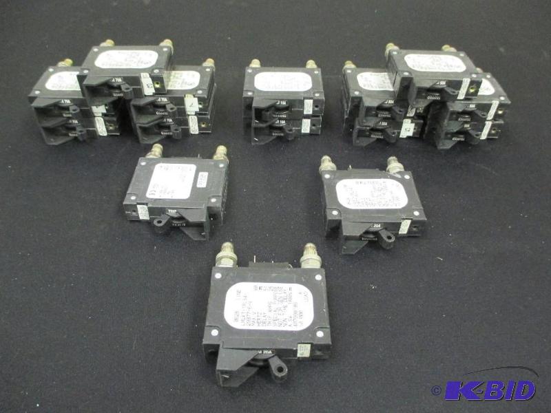 Lot of AirPax Circuit Breakers