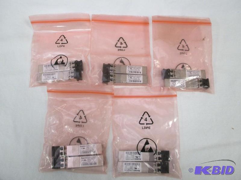 lot of 10 AVAGO SFP Modules AFBR-57J7APZ Optical Transceiver