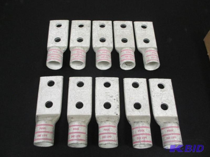 Lot of 10 YA38L2NTCFX Terminal Lug Pink Die L99