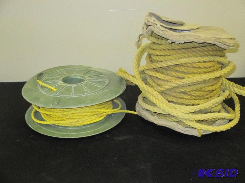 Lot of 2 spools of cordrope