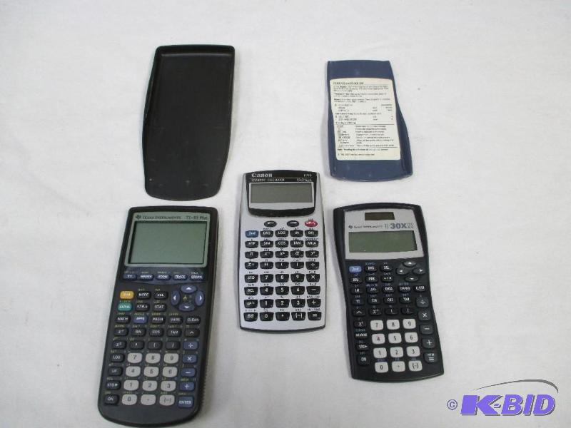 Lot of 3 Scientific Calculators