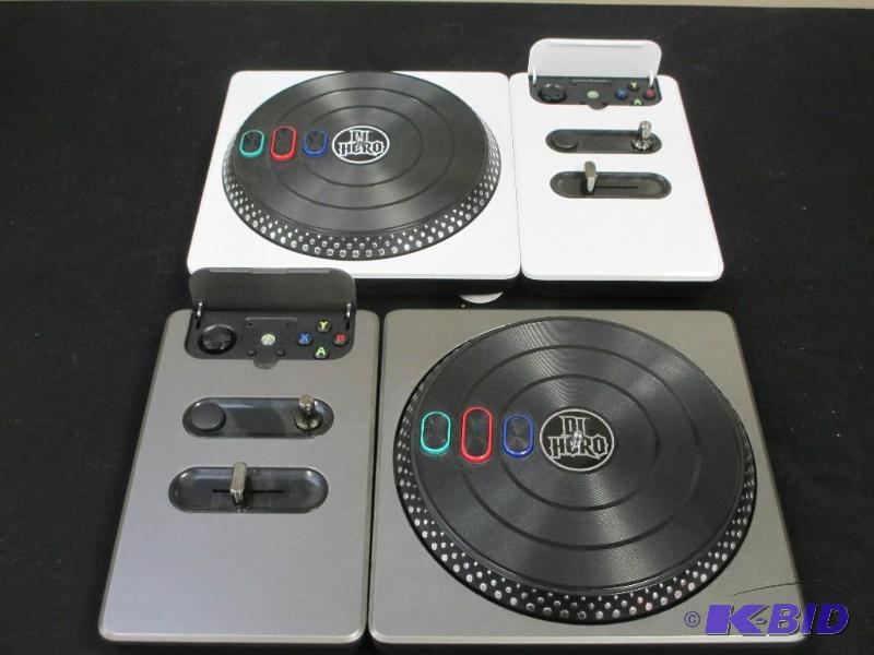 Lot of 2 DJ Hero X Box turntables