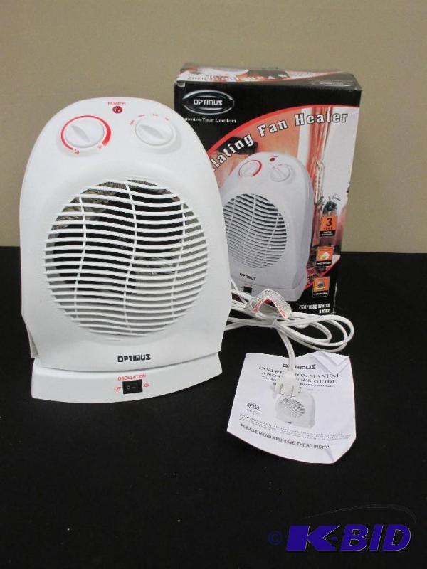 Optimus oscillating fan heater