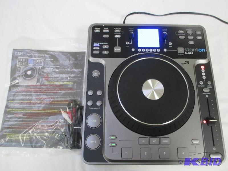 Stanton C.324Table tope CD player with touch sensitive jog wheel