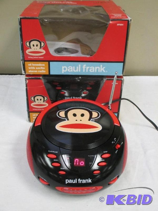 Paul Frank CD Boombox w AMFM Stereo Radios
