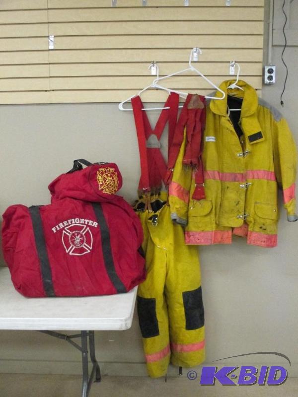Firemans Turnout Gear - Jacket, Pants & Bags