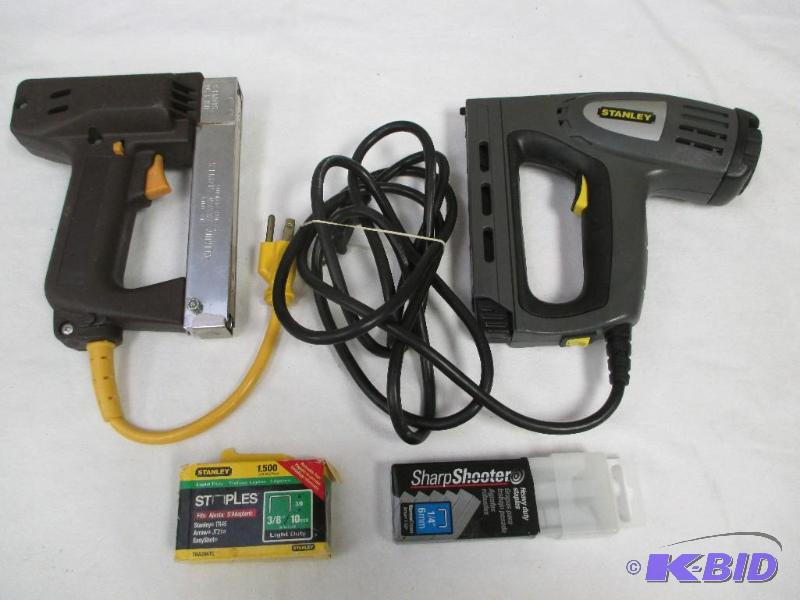 2 Electric Staplers & Staples