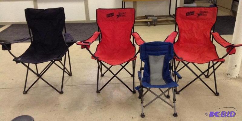lot 51 image: 4 Camp Chairs