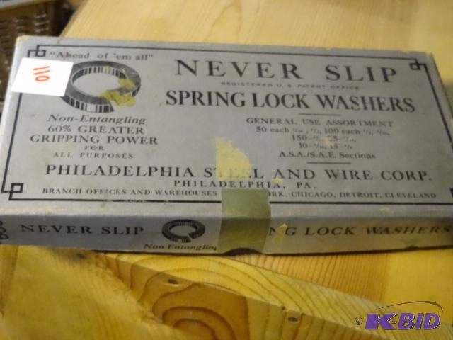 lot 110 image: Spring Luck Washers...