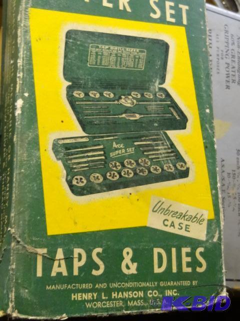 lot 111 image: Taps and Dies Set in Case...
