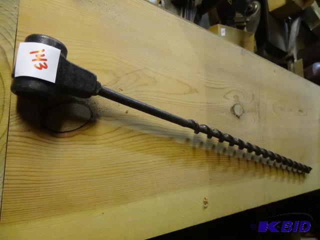 lot 143 image: Hand Auger Drill...