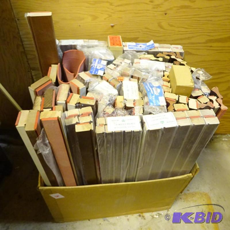 lot 166 image: Box of Mount Strips for Making Your Own Rubbe...