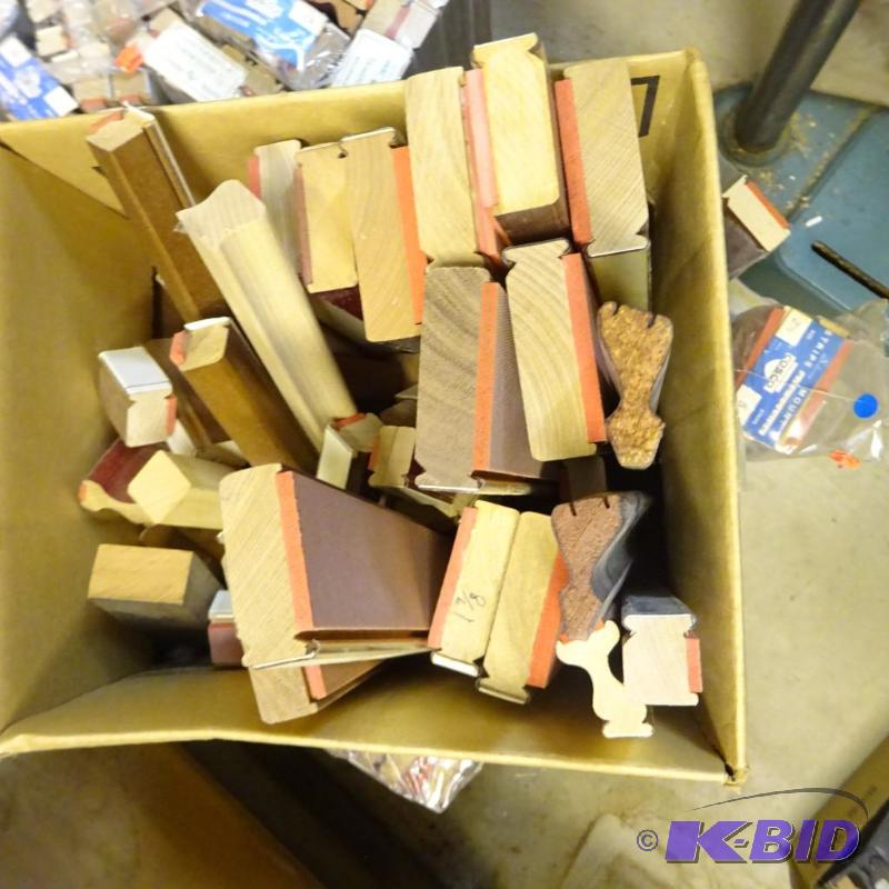 lot 168 image: Box of Mount Strips for Making Your Own Rubbe...
