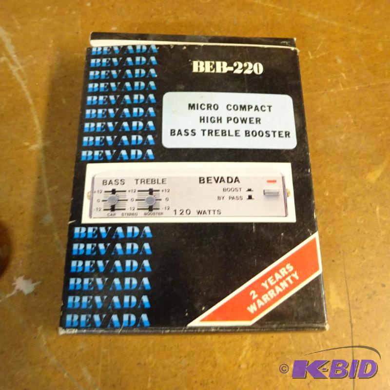 lot 179 image: Micro Compact High Power Bass treble Booster...