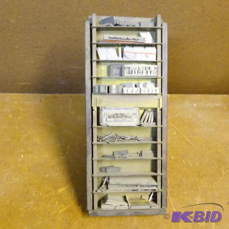 lot 182 image: Lead Type and Small Sorter...
