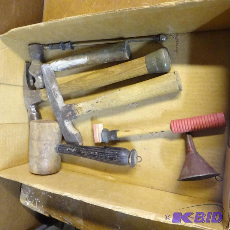 lot 188 image: Misc Hammers...