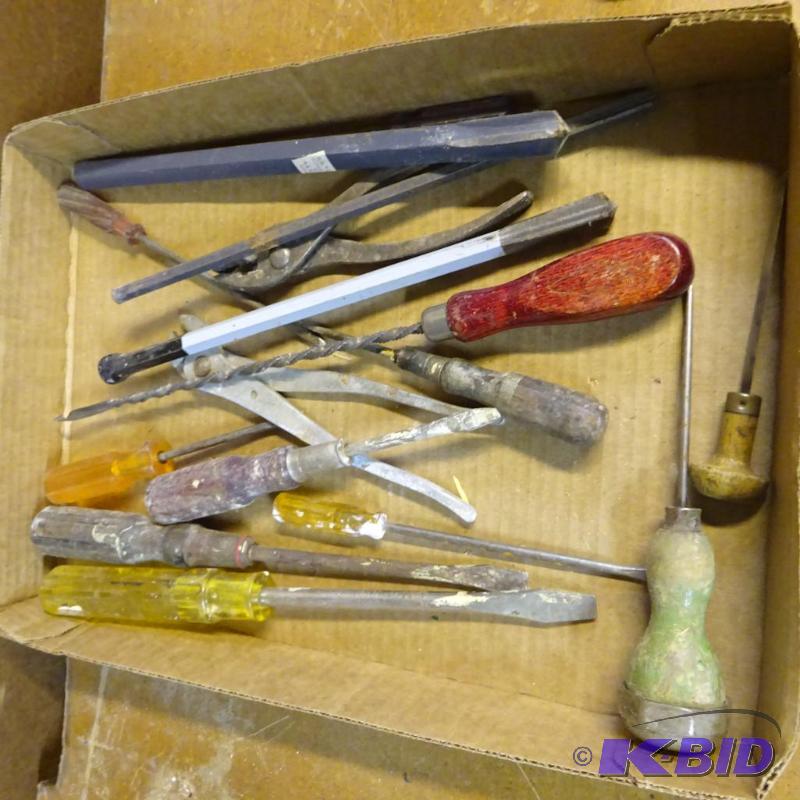 lot 191 image: Screwdrivers, Chisels, and Pliers...