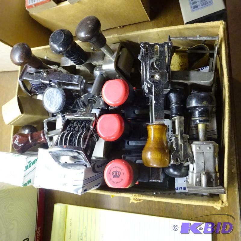 lot 214 image: Variety of Misc Rubber Stamps...