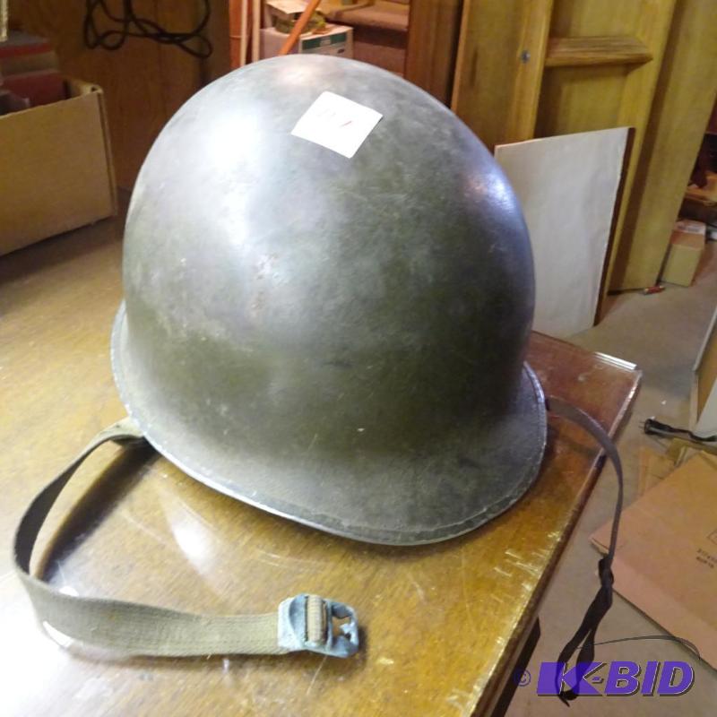 lot 217 image: World War 2 Helmet with Liner...