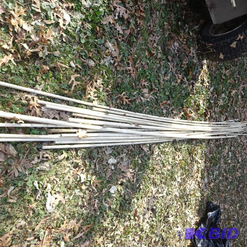 lot 223 image: PVC Pipe 12 13 Pieces. 120" Long...