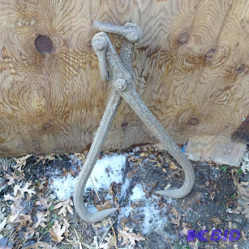 lot 232 image: Vintage Heavy Duty Ice Tongs...