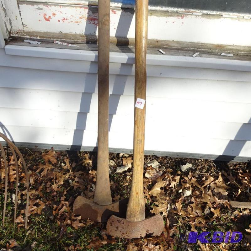 lot 247 image: 2 Double Head Axes...