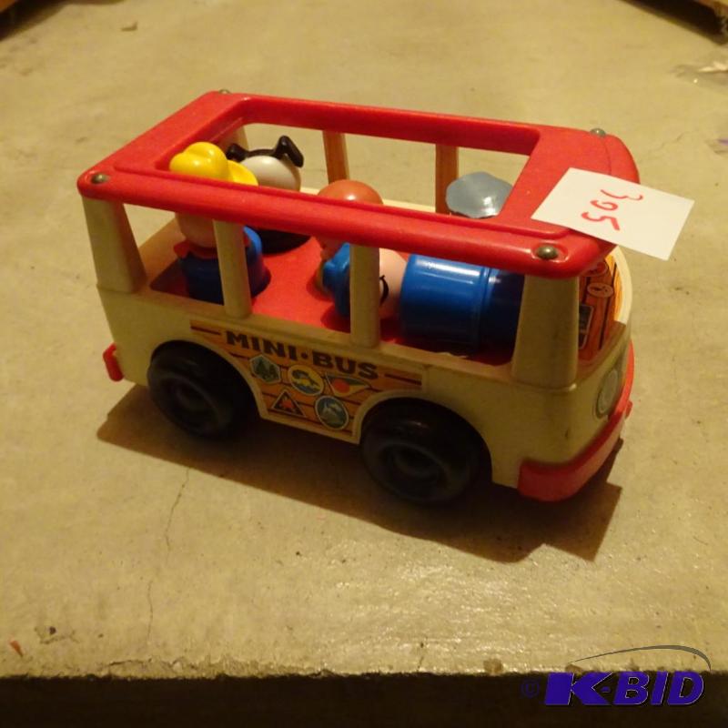 lot 305 image: Vintage Fisher Price Mini Bus...